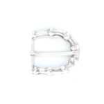 Hebilla Bambu 40mm Plata Vieja 9028