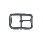 Hebilla doble ondas 40mm Negro Envejecido 8656