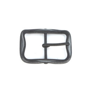 Hebilla doble ondas 40mm Negro Envejecido 8656