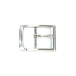 Hebilla doble pasador puente 40mm Níquel 8587
