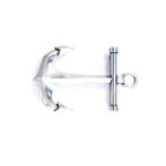 Chapón Ancla 40mm Plata Bisu 8777