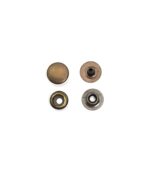 BROCHE AMERICANO FLOJO CALOTE 12,5mm ORO VIEJO