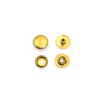BROCHE AMERICANO FLOJO CALOTE 12,5mm ORO