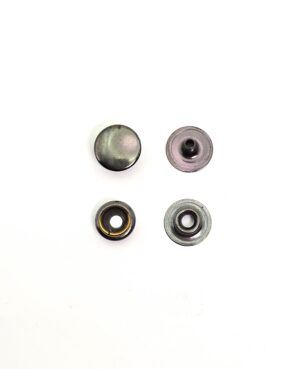 BROCHE AMERICANO FLOJO CALOTE  12,5mm PAVONADO