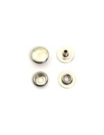 BROCHE AMERICANO FLOJO CALOTE 12,5mm NIQUEL