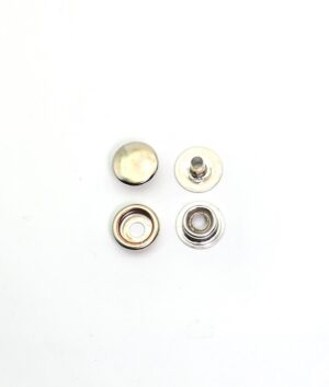 BROCHE AMERICANO FUERTE CALOTE 14mm NIQUEL