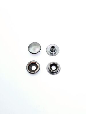 BROCHE AMERICANO FUERTE CALOTE 14mm PAVONADO