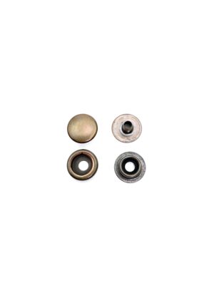 BROCHE AMERICANO FUERTE CALOTE 14mm ORO VIEJO