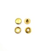 BROCHE AMERICANO FUERTE CALOTE 14mm ORO