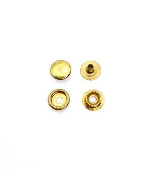 BROCHE AMERICANO FUERTE CALOTE 14mm ORO