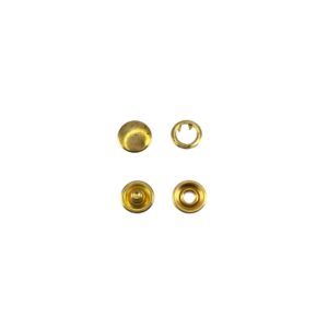 BROCHE SPRING CALOTE 12mm. ORO