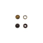 BROCHE SPRING CALOTE 12mm. ORO VIEJO