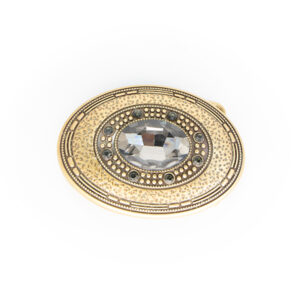 Chapón Oval Black Stone 40mm.