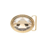 Chapón Oval piedra 40mm.