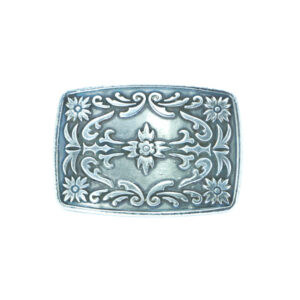 Chapón Repujado plata vieja 40mm.
