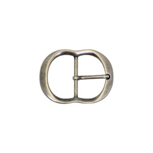 Hebilla  doble 40mm plata vieja 9212
