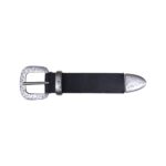 Hebilla con pasador y puntera 30mm plata vieja 9160