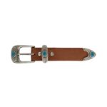 Hebilla con pasador y puntera 25mm plata bisu 9185
