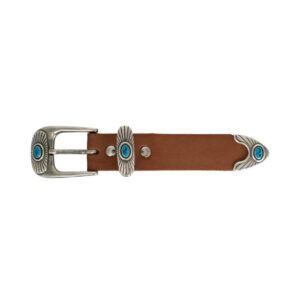 Hebilla con pasador y puntera 25mm plata bisu 9185