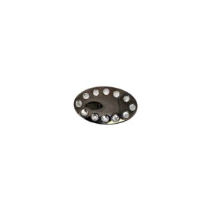 Chapon 20mm pavonado con strass 7414