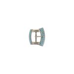 Hebilla 20mm niquel con strass 7820